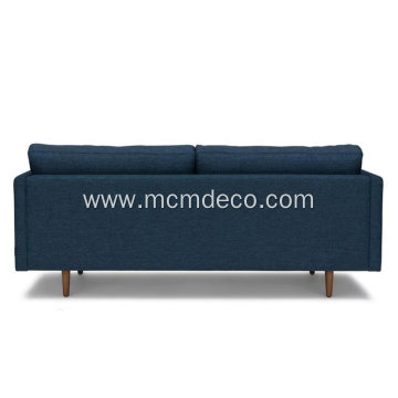 Anton Twilight Blue Fabric Sofa